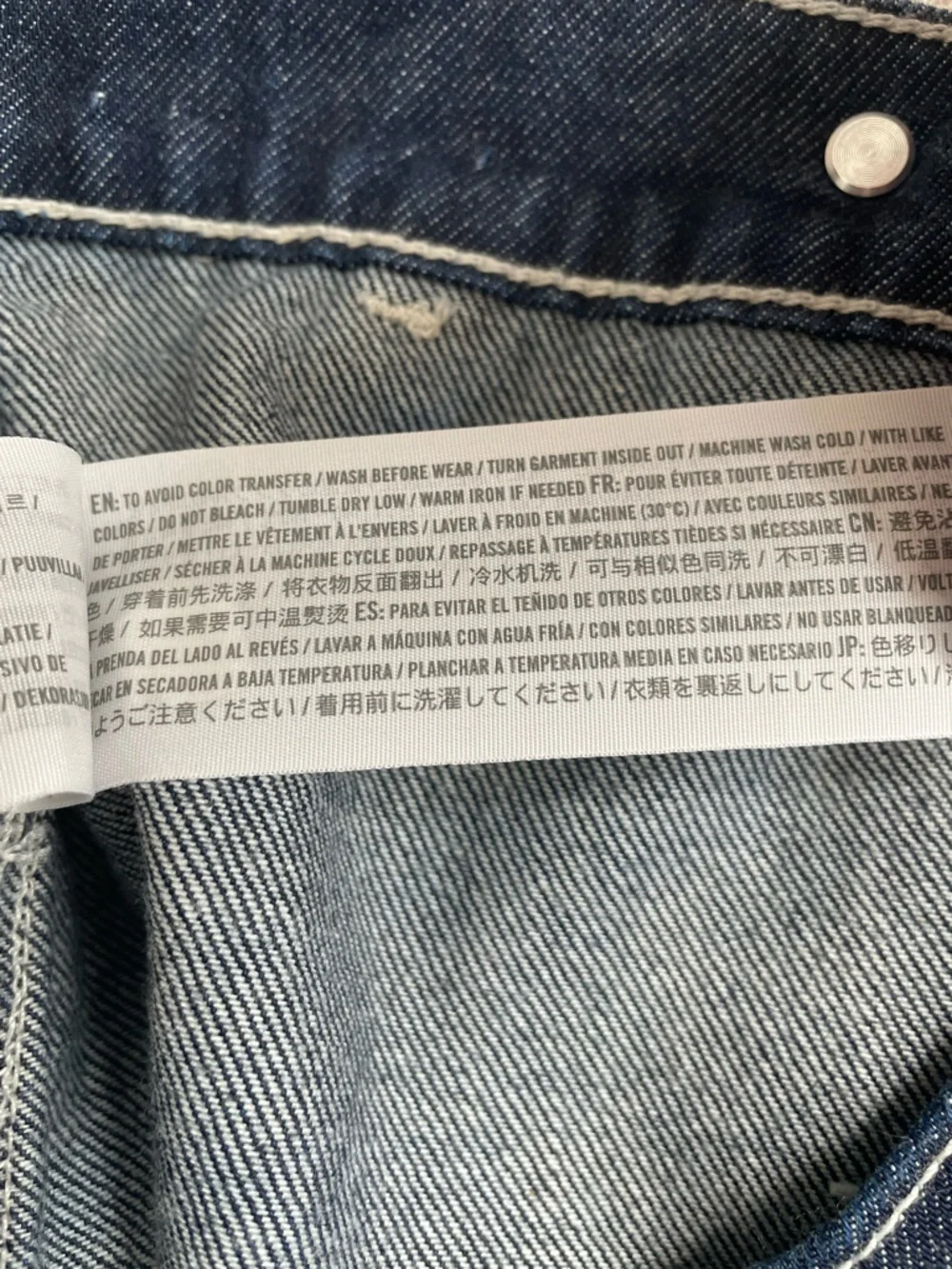 Abercrombie & Fitch Mid-Rise Denim Wrap Mini Skirt Dark Wash Size 29 - Picture 11 of 11